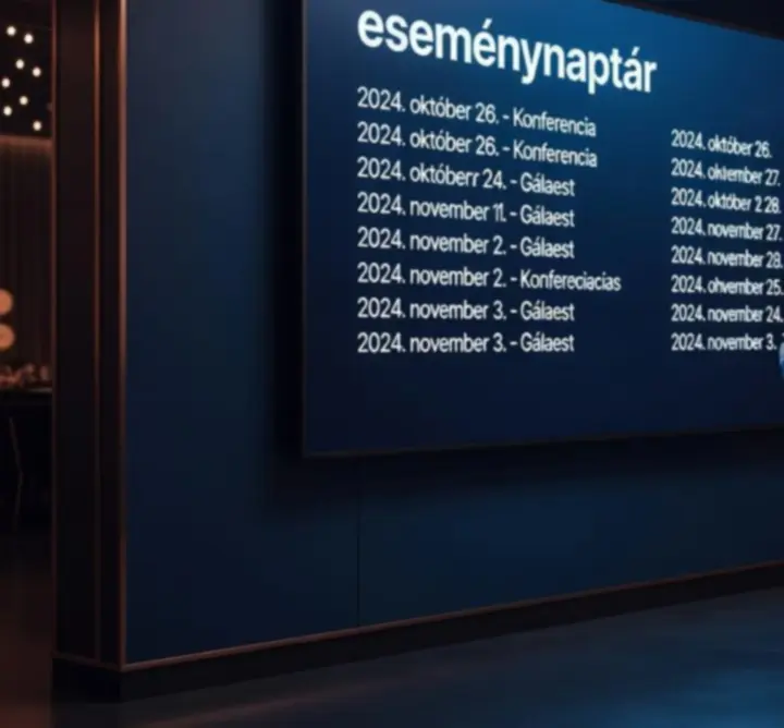 Eseménynaptár vizuális blokk – Top Select Guide