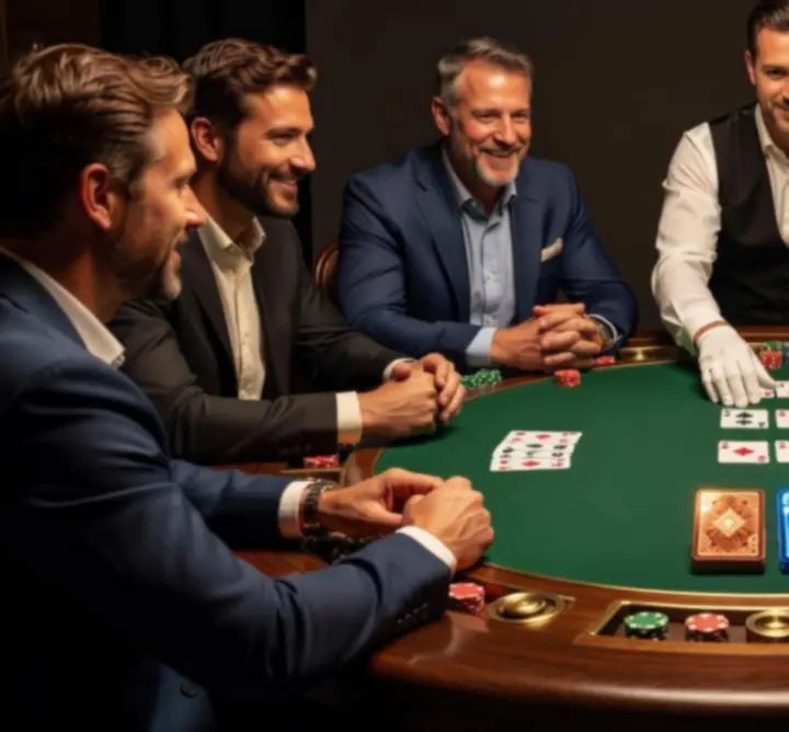 Offline poker asztal társasági eseményen